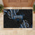 Traditional Art Hawaiian Kakau Tattoos Rubber Doormat Blue Color - Polynesian Pride