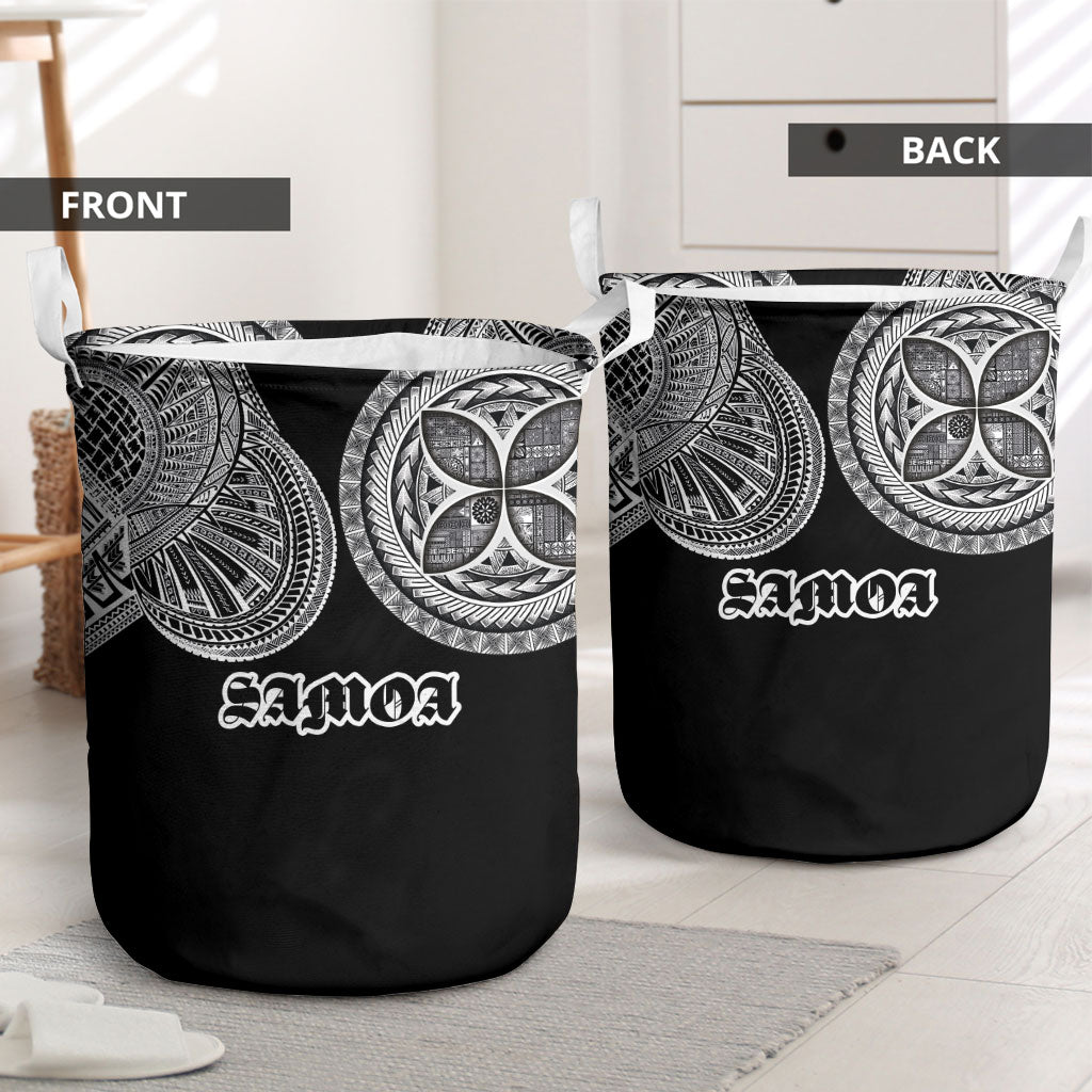 Samoa Traditional Tattoo Laundry Basket Tribal Tatau Pattern