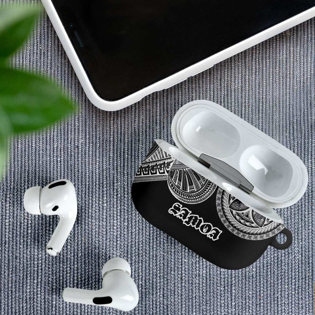 Samoa Traditional Tattoo AirPods Case Tribal Tatau Pattern