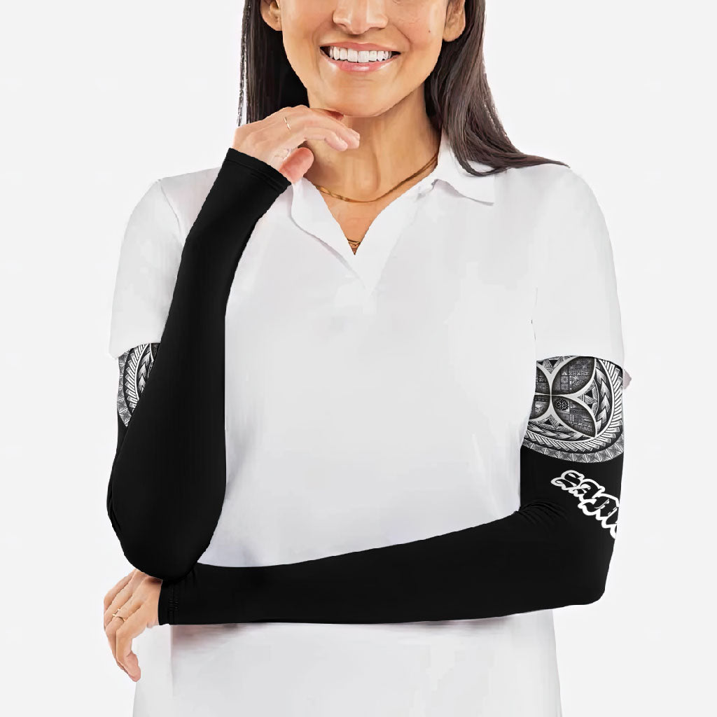 Samoa Traditional Tattoo Arm Sleeves Tribal Tatau Pattern