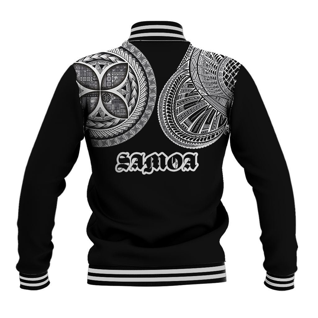 Samoa Traditional Tattoo Baseball Jacket Tribal Tatau Pattern
