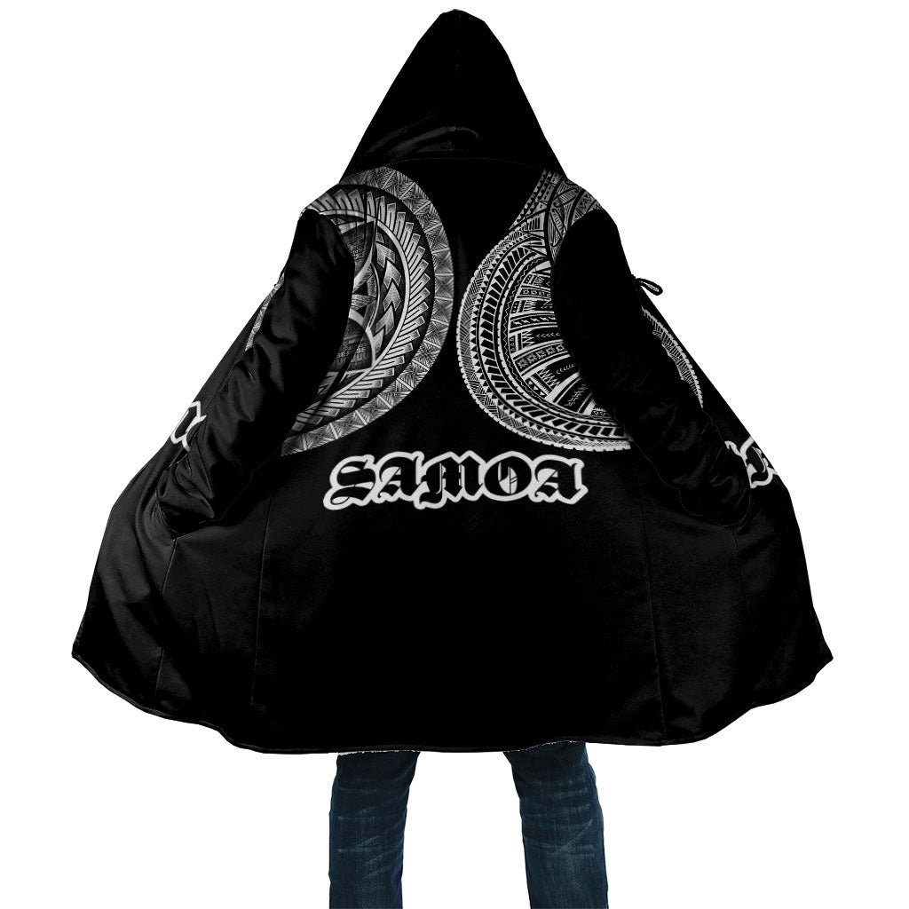 Samoa Traditional Tattoo Cloak Tribal Tatau Pattern LT03 Unisex Black - Polynesian Pride