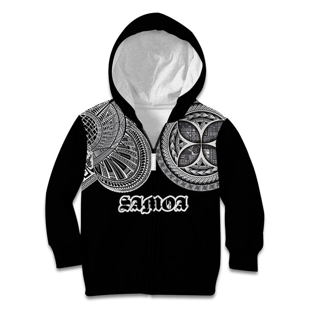 Samoa Traditional Tattoo Kid Hoodie Tribal Tatau Pattern