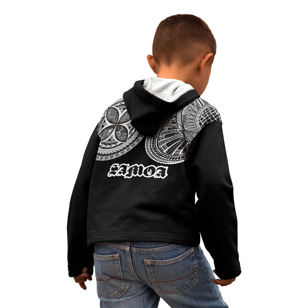 Samoa Traditional Tattoo Kid Hoodie Tribal Tatau Pattern