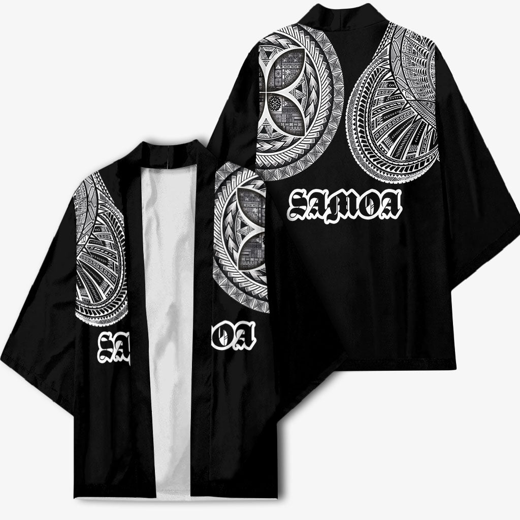 Samoa Traditional Tattoo Kimono Tribal Tatau Pattern