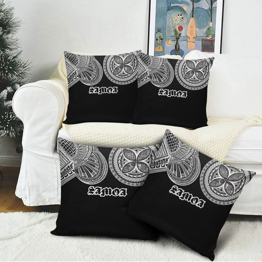 Samoa Traditional Tattoo Pillow Cover Tribal Tatau Pattern