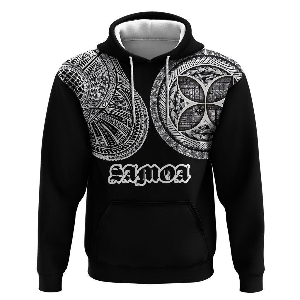 Samoa Traditional Tattoo Zip Hoodie Tribal Tatau Pattern