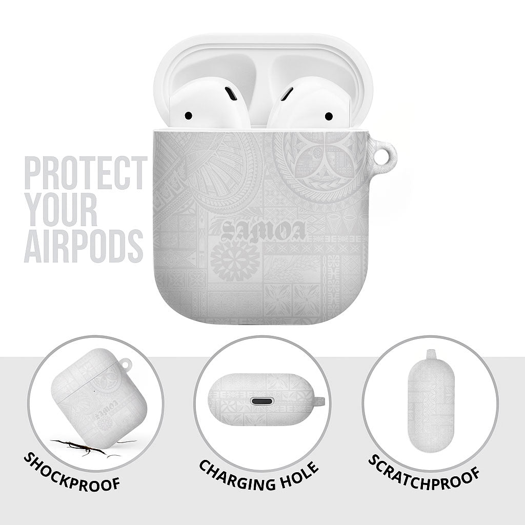Samoa Lotu Tamaiti AirPods Case Tribal Tatau with Siapo Pattern