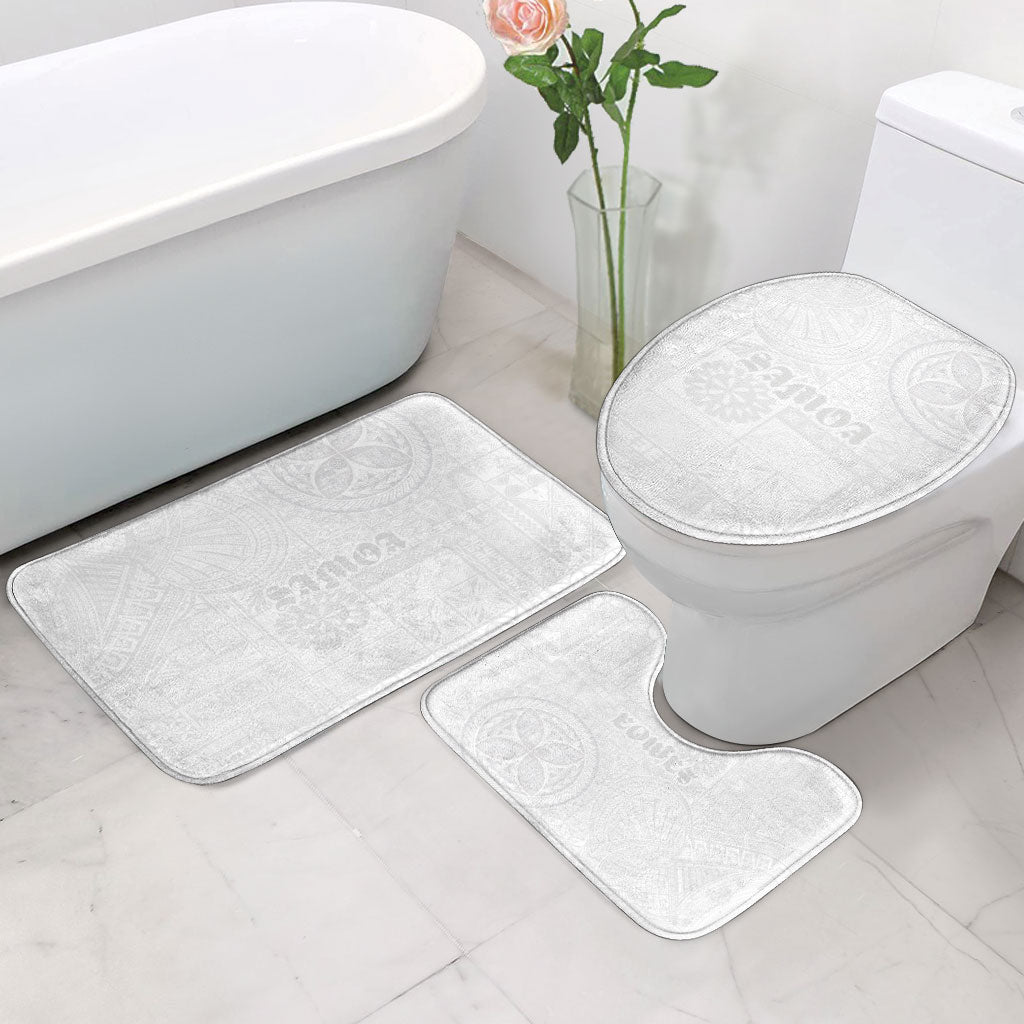 Samoa Lotu Tamaiti Bathroom Set Tribal Tatau with Siapo Pattern