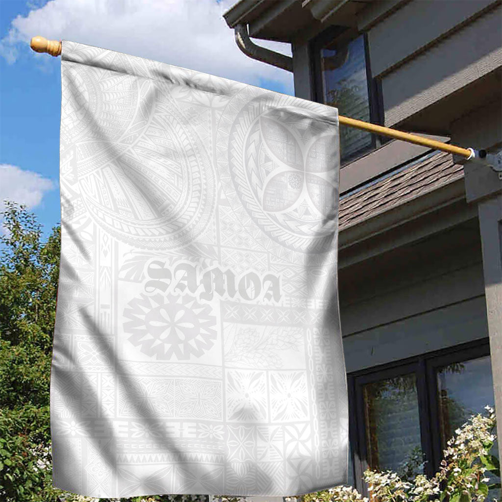 Samoa Lotu Tamaiti Garden Flag Tribal Tatau with Siapo Pattern