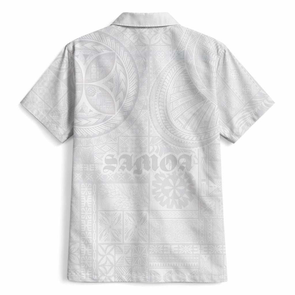 Samoa Lotu Tamaiti Hawaiian Shirt Tribal Tatau with Siapo Pattern