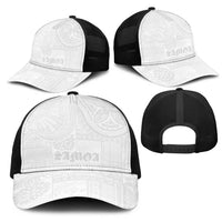 Samoa Lotu Tamaiti Mesh Trucker Cap Tribal Tatau with Siapo Pattern