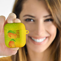 Hawaiian Mango AirPods Case Polynesian Art Pattern and Kakau Tattoo