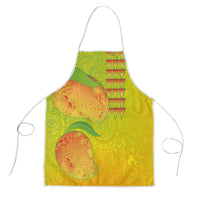Hawaiian Mango Apron Polynesian Art Pattern and Kakau Tattoo