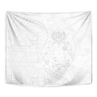 Tonga Faka Sepitema Tapestry Ngatu Pattern with Plumeria and Hibiscus LT03 - Polynesian Pride