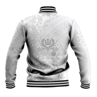Tonga Faka Sepitema Baseball Jacket Ngatu and Floral Pattern with Blooming Hibiscus LT03 - Polynesian Pride