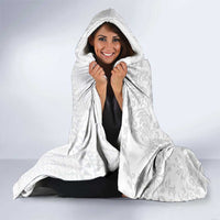 Tonga Faka Sepitema Hooded Blanket Ngatu and Floral Pattern with Blooming Hibiscus LT03 - Polynesian Pride