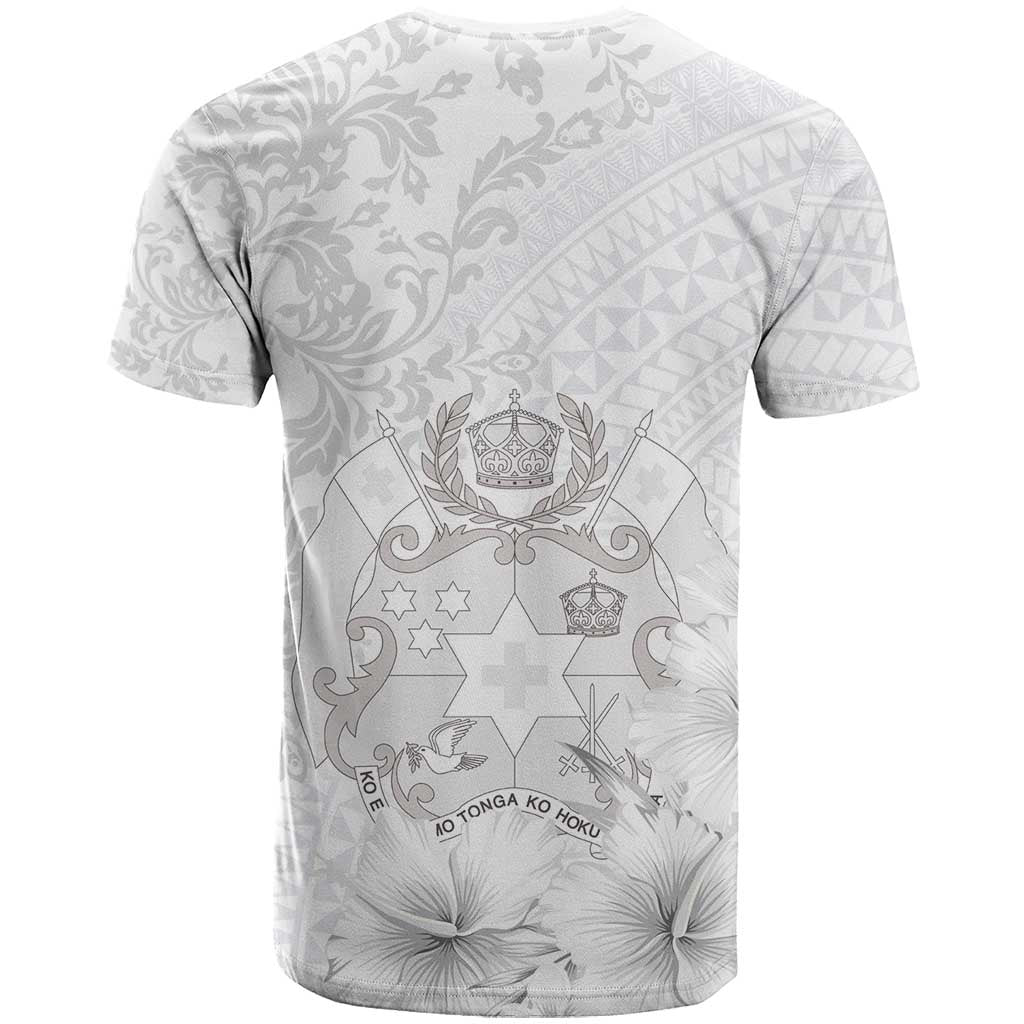 Tonga Faka Sepitema T Shirt Ngatu and Floral Pattern with Blooming Hibiscus LT03 - Polynesian Pride