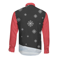 Polynesian Santa Claus Costume Funny Long Sleeve Button Shirt LT03 - Polynesian Pride