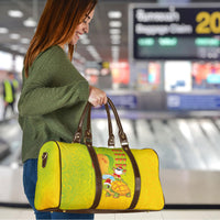 Hawaiian Mango Mele Kalikimaka Travel Bag Santa Claus Surfing with Turtle Mango Christmas LT03 - Polynesian Pride
