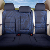 Hawaiian Turtle and Shark Back Car Seat Cover Kakau Tribal with Polynesian Pattern Blue Color LT03 One Size Blue - Polynesian Pride