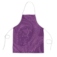Hawaiian Turtle and Shark Apron Kakau Tribal with Polynesian Pattern Pink Color LT03 Pink - Polynesian Pride