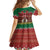 Vanuatu Christmas Kid Short Sleeve Dress Pig Tusk Beautiful Merry Xmas Snowflake LT03 - Polynesian Pride