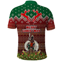 Vanuatu Christmas Polo Shirt Pig Tusk Beautiful Merry Xmas Snowflake LT03 - Polynesian Pride