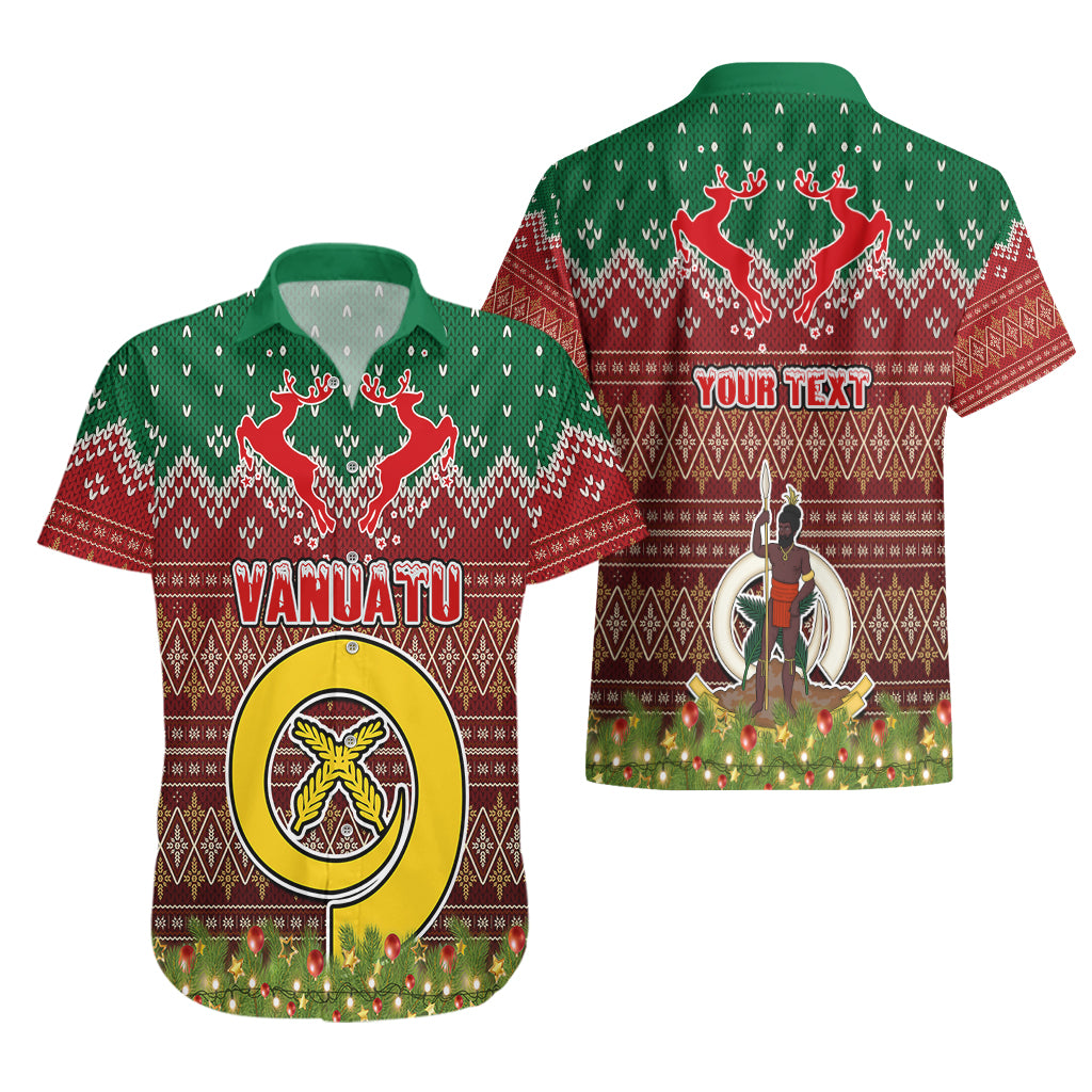 Personalised Vanuatu Christmas Hawaiian Shirt Pig Tusk Beautiful Merry Xmas Snowflake LT03 - Polynesian Pride