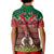 Personalised Vanuatu Christmas Kid Polo Shirt Pig Tusk Beautiful Merry Xmas Snowflake LT03 - Polynesian Pride