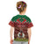 Personalised Vanuatu Christmas Kid T Shirt Pig Tusk Beautiful Merry Xmas Snowflake LT03 - Polynesian Pride