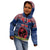 Guam Christmas Kid Hoodie Chamorro Guam Tattoos Beautiful Merry Xmas Snowflake LT03 - Polynesian Pride