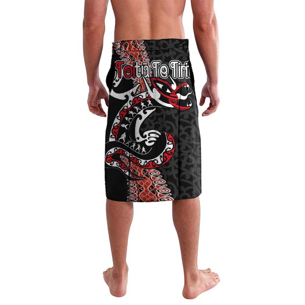 Aotearoa Toitu Te Tiriti Lavalava Maori Taniwha Haka - Honour the Treaty LT03