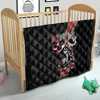 Aotearoa Toitu Te Tiriti Quilt Maori Taniwha Haka - Honour the Treaty LT03