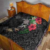 Hawaiian Tropical Plants and Turtles Quilt Polynesian Art Motifs LT03 - Polynesian Pride