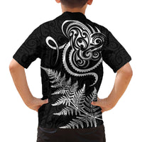 New Zealand Octopus Tattoo and Fern Family Matching Tank Maxi Dress and Hawaiian Shirt Maori Pattern