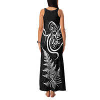 New Zealand Octopus Tattoo and Fern Family Matching Tank Maxi Dress and Hawaiian Shirt Maori Pattern