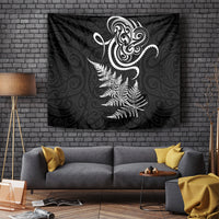 New Zealand Octopus Tattoo and Fern Tapestry Maori Pattern LT03 - Polynesian Pride