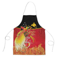 Papua New Guinea Independence Day Apron Happy Anniversary 50th Bird-of-paradise Melanesian Tattoos - Polynesian Pride