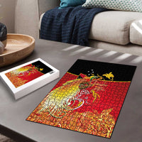 Papua New Guinea Independence Day Puzzle Happy Anniversary 50th Bird-of-paradise Melanesian Tattoos LT03 - Polynesian Pride