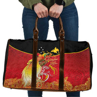 Papua New Guinea Independence Day Travel Bag Happy Anniversary 50th Bird-of-paradise Melanesian Tattoos - Polynesian Pride