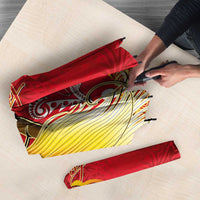 Papua New Guinea Independence Day Umbrella Happy Anniversary 50th Bird-of-paradise Melanesian Tattoos - Polynesian Pride