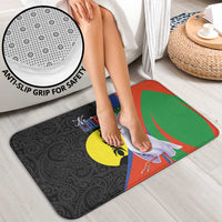 New Caledonia Bathroom Set Kagu Bird and The Seal with Melanesian Culture - Polynesian Pride