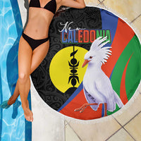 New Caledonia Beach Blanket Kagu Bird and The Seal with Melanesian Culture - Polynesian Pride
