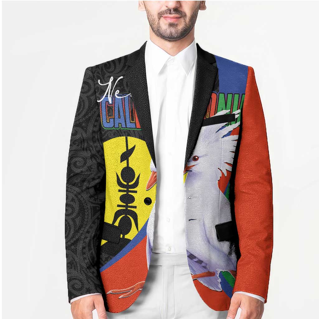 New Caledonia Blazer Kagu Bird and The Seal with Melanesian Culture - Polynesian Pride
