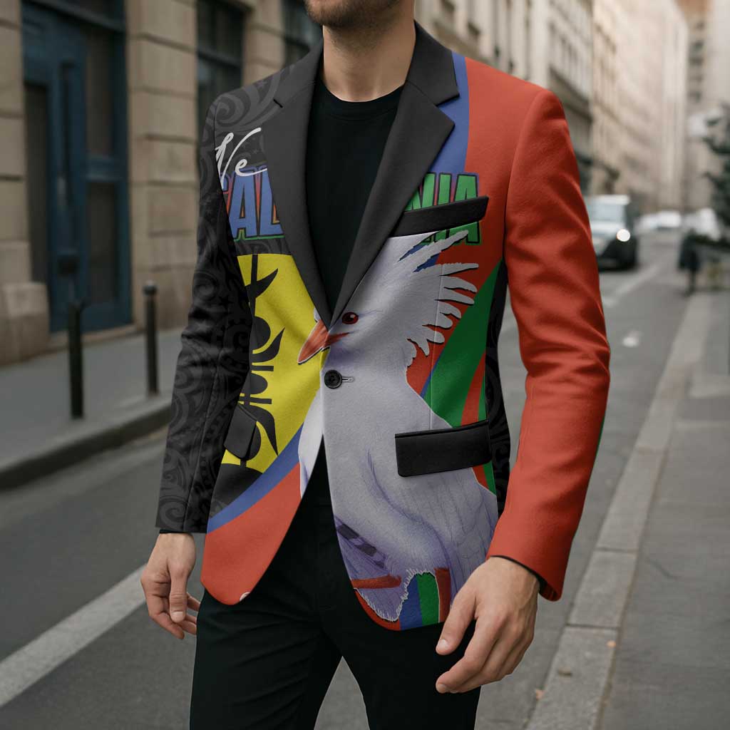 New Caledonia Blazer Kagu Bird and The Seal with Melanesian Culture - Polynesian Pride