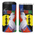 New Caledonia 4 in 1 Can Cooler Tumbler Kagu Bird and The Seal with Melanesian Culture - Polynesian Pride
