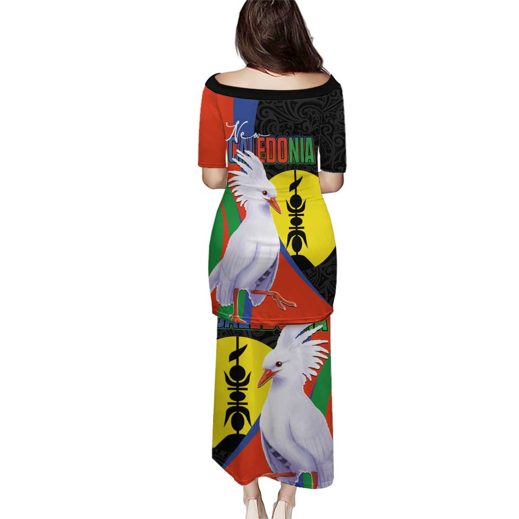 New Caledonia Puletasi Kagu Bird and The Seal with Melanesian Culture - Polynesian Pride