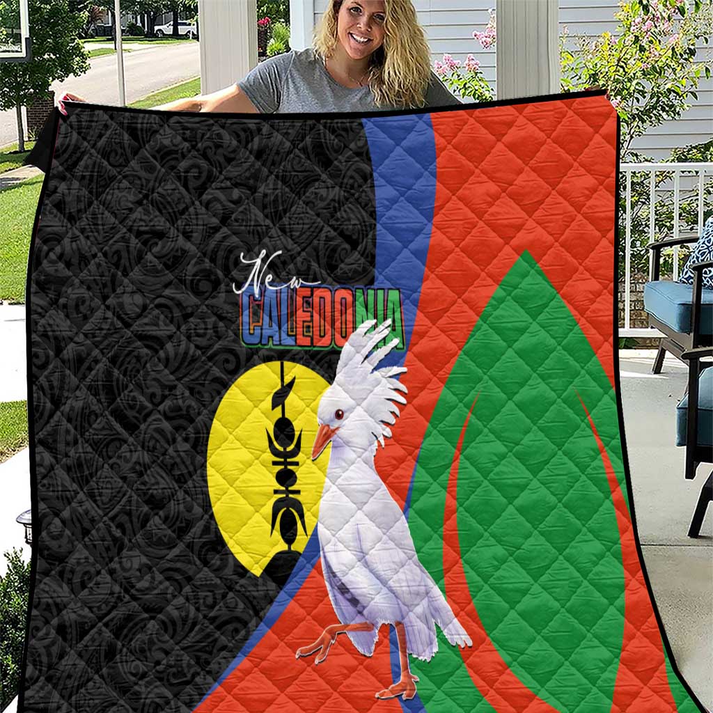New Caledonia Quilt Kagu Bird and The Seal with Melanesian Culture - Polynesian Pride