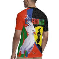 New Caledonia Rugby Jersey Kagu Bird and The Seal with Melanesian Culture - Polynesian Pride